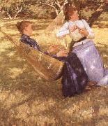 Henry Herbert La Thangue In the Orchard painting